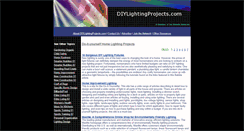 Desktop Screenshot of diylightingprojects.com