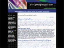 Tablet Screenshot of diylightingprojects.com